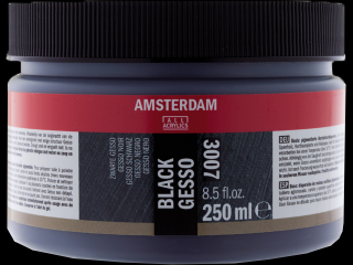 Amsterdam Čierne Gesso 3007 - 250 ml (Amsterdam Čierne Gesso 3007 - 250 ml)