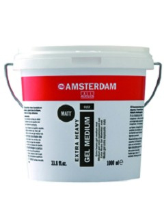 Amsterdam Extra Husté Gélové médium matné pre akryl 022 - 1000 ml (Amsterdam Extra Husté Gélové médium matné 022 - 1000 ml)