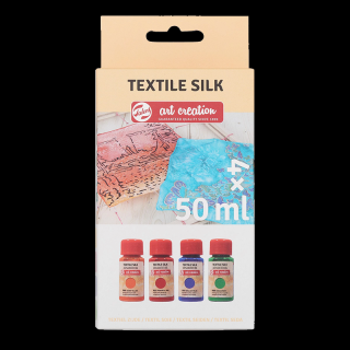 Art Creation Textile Silk sada Basic - 4x50 ml (Art Creation Textile Silk sada Basic - 4x50 ml)