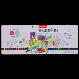 Bruynzeel Fineliner sada Basic - 36 fixiek (Bruynzeel Fineliner sada Basic - 36 fixiek)