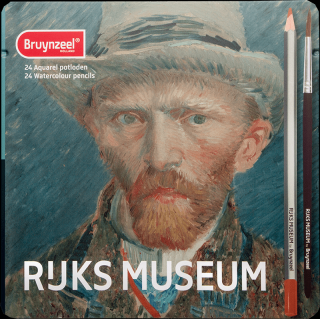 Bruynzeel Rijks Museum akvarelové ceruzky - sada 24 ks (ABruynzeel Rijks Museum akvarelové ceruzky - sada 24 ks)