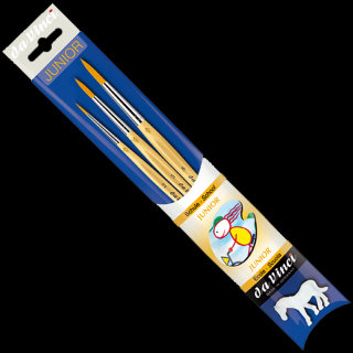 daVinci JUNIOR sada štartovacích štetcov - séria 4212 (daVinci JUNIOR sada štetcov na rôzne techniky - 3 ks)