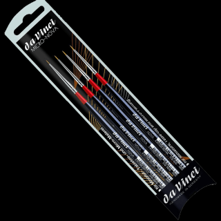 daVinci MICRO-NOVA sada štetcov na detaily - séria 4270 (daVinci MICRO-NOVA sada štetcov na detaily - 4 ks)