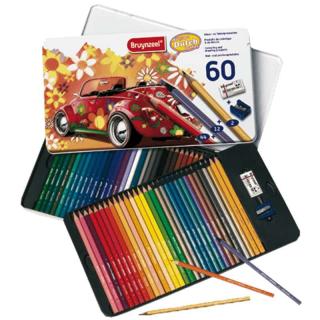 Farebné ceruzky Bruynzeel - Chrobák - sada 60 ks  (Umelecké farebné ceruzky Bruynzeel)