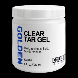 GOLDEN Clear Tar Gel - 237 ml (Husté, živicové akrylové médium)