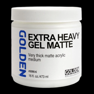 GOLDEN Extra Gel Matte - 473 ml (Pololesklý hustý akrylový gél)