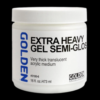 GOLDEN Extra Gel Semi-Gloss - 473 ml (Pololesklý hustý akrylový gél)
