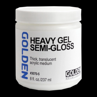 GOLDEN Gel Semi-Gloss - 237 ml (Pololesklý hustý akrylový gél)