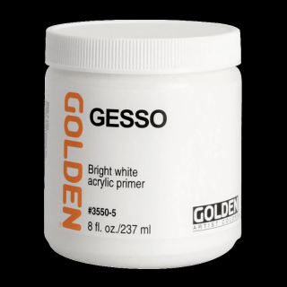 GOLDEN Gesso - 237 ml (Nepriehľadné akrylové gesso)