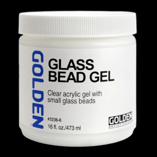 GOLDEN Glass Bead Gel - 473 ml (Akrylový gél s malými sklenenými korálkami)