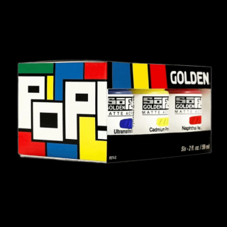 GOLDEN SoFlat Matte Pop set - 6 ks (GOLDEN SoFlat Matte Pop set - 6 ks)