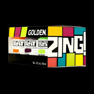 GOLDEN SoFlat Matte Zing Set - 6 ks (GOLDEN SoFlat Matte Zing Set - 6 ks)