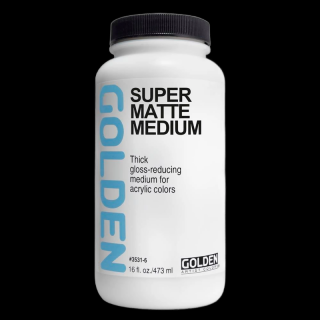 GOLDEN Super Matte Medium - 473 ml (Matné médium)