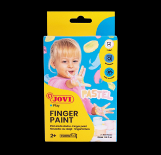 JOVI prstové farby 6x35 ml - Pastel (Prstové farby pre deti)
