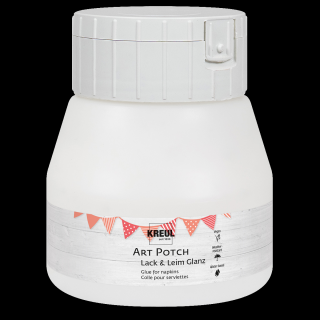KREUL Art Potch lepidlo a lak 250 ml - lesklé  (lepidlo a lak na obrúskovú techniku)