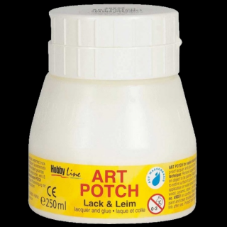 KREUL Art Potch lepidlo a lak 250 ml - matné (lepidlo a lak na obrúskovú techniku)