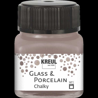 KREUL farby na sklo a porcelán CHALKY 20 ml - vyberte si odtieň (farby na sklo a porcelán)
