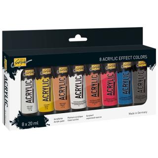 KREUL Sada akrylových metalických farieb Solo Goya 8 x 20 ml (Sada akrylových metalických farieb Solo Goya 8x20ml)