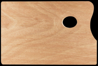 Kreul Solo goya drevená obdlžníková paleta 20x30cm (Drevená paleta)