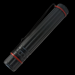 Leniar čierny plastový tubus 60-100 cm/8cm (Leniar čierny plastový tubus 60-100 cm/8cm)