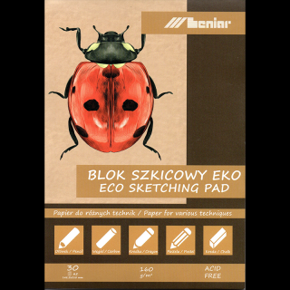 Leniar Lienka skicovací blok - rôzne formáty (Leniar Lienka skicovací blok (160 g/m2))