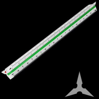 Leniar  STUDENT  plastové pomerové pravítko 30cm (Leniar  STUDENT  plastové pomerové pravítko 30cm)