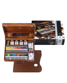Olejové farby Van Gogh - Superior box 32 x 20 ml, 2 x 60 ml