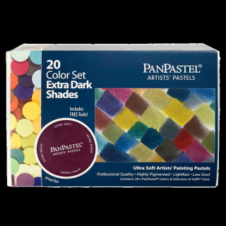 PanPastel Extra Dark Shades sada pastelov 20 ks (PanPastel Extra Dark Shades sada pastelov 20 ks)