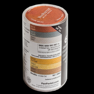 PanPastel Metallics sada pastelov 6ks (PanPastel Metallics sada pastelov 6ks)