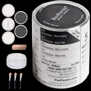 PanPastel Sada médií pre pastel s pomôckami 9 ks (PanPastel Sada médií pre pastel s pomôckami 9 ks)
