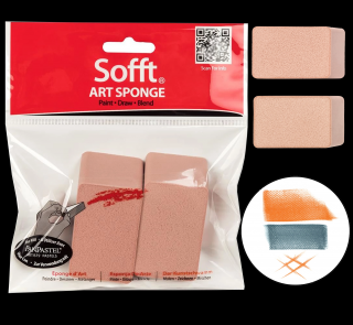 PanPastel Sada plochých uhlových hubiek 2 ks (PanPastel Sada plochých uhlových hubiek 2 ks)