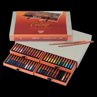 Sada farebných ceruziek Bruynzeel Design - 48 ks (Bruynzeel Design - Farebné ceruzky v drevenom boxe - 48ks)