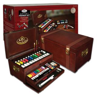 Sada na maľovanie Royal &amp; Langnickel - drevený box 80 ks