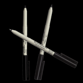 Sakura Calligraphy Pen Black - vyber veľkosť hrotu (Sakura kaligrafické pero čierne)