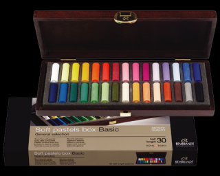 Suchý Pastel REMBRANDT - sada 30 polovičných pastelov box (Royal Talens Rembrandt Pastels)