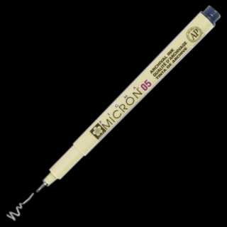 Technické pero SAKURA Pigma Micron® Blue Black- vyber veľkosť hrotu (Mikrónové pero Sakura Pigma Micron® BLUE BLACK - Tmavomodrá)
