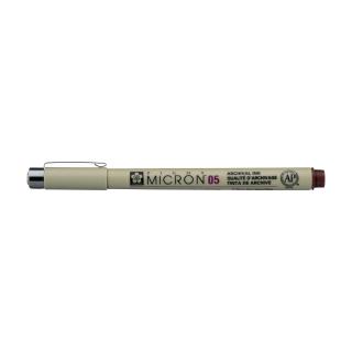 Technické pero SAKURA Pigma Micron® Burgundy - vyber veľkosť hrotu (Technické pero SAKURA Pigma Micron® BURGUNDY)