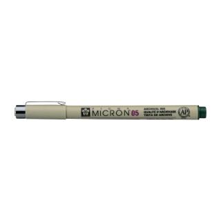 Technické pero SAKURA Pigma Micron® Hunter Green - vyber veľkosť hrotu (Technické pero SAKURA Pigma Micron® HUNTER GREEN)