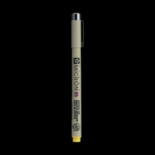 Technické pero SAKURA Pigma Micron® Yellow - vyber veľkosť hrotu (Technické pero SAKURA Pigma Micron® YELLOW - Žltá)