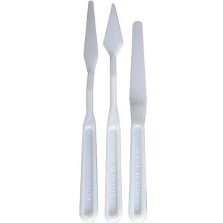 Umelecké maliarske špachtle Royal - 3 dielny set - RD71 (Maliarske špachtle z plastu - 3 ks sada na miešanie)
