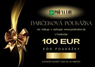 Darčeková poukážka na nákup tovaru v hodnote 100 €