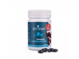 Díky přírodě Havajský astaxanthin Vegan Balenie: 4 mg astaxantínu / 60 kapsúl