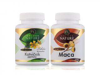 Golden Nature Kotvičník zemný 90 % + Golden Nature Maca