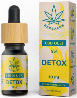 HErbalus CBD olej 5% - DETOX