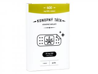 Konopný Táta CBD NÁPLASTI 600 mg