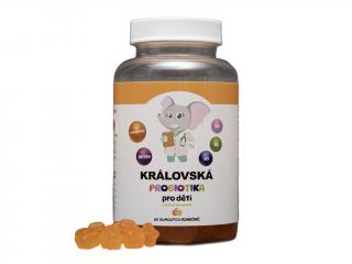 Kráľovská Probiotika pre deti, komplex laktobacilov a bifidobaktérií s vitamínmi B3, B5, B6
