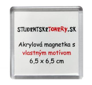 Akrylová magnetka 6,5x6,5 cm