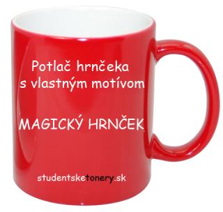 Magický hrnček červený