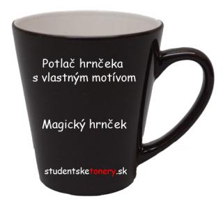 Magický Hrnček LATTE čierny