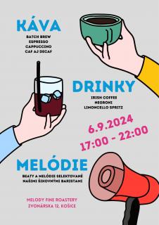 Káva, drinky, melódie 6.9.2024